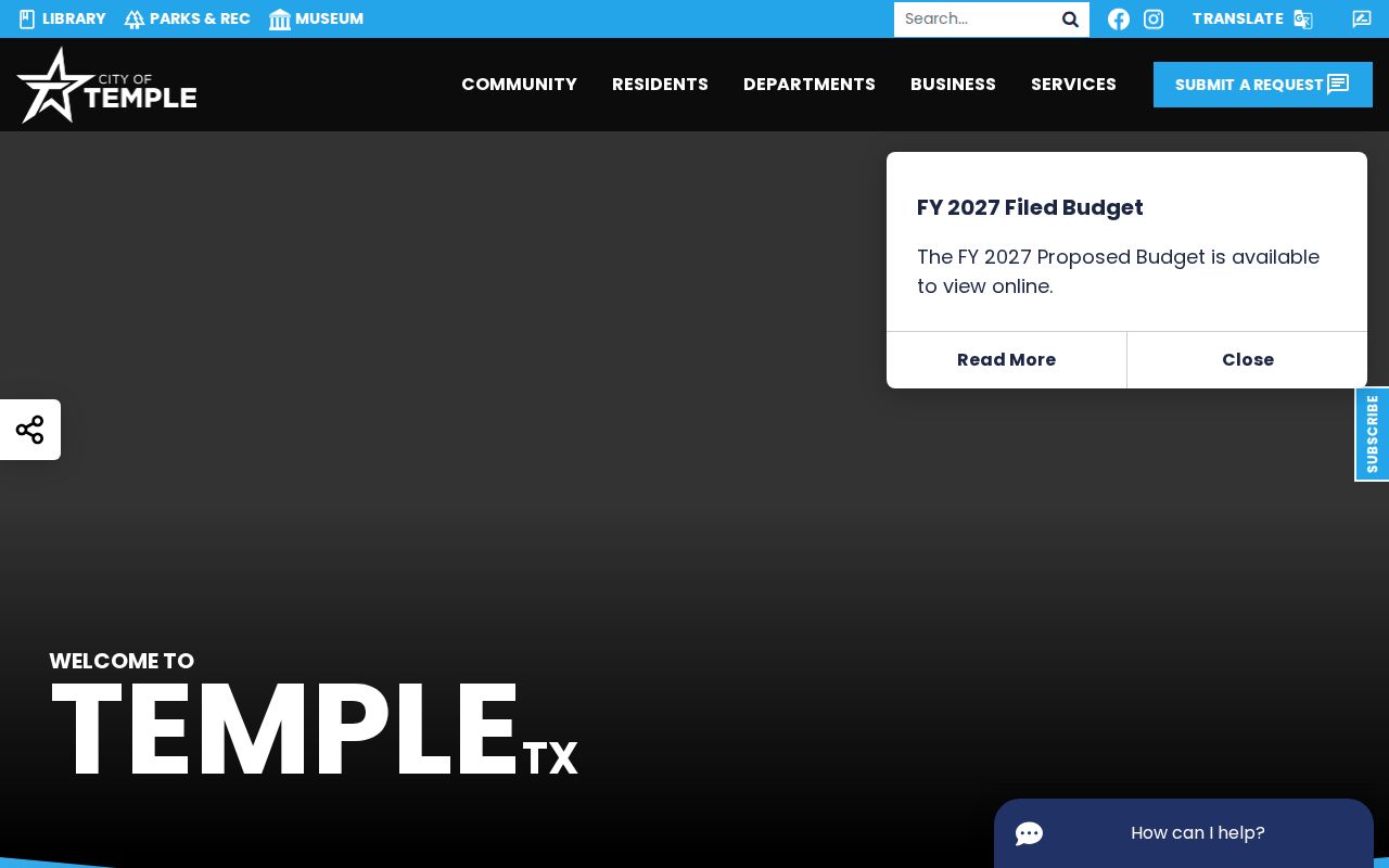 Temple criminal records official city services gateway